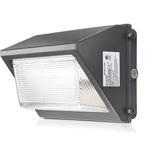 YELLORE LED Wall Pack Light with Dusk-to-Dawn Photocell 5000K Daylight Security Lighting