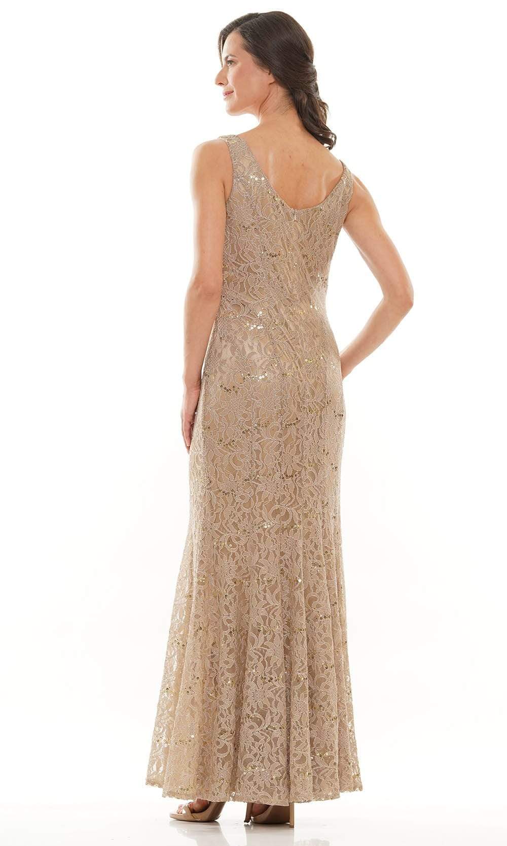 M301 Scoop Fit and Flare Evening Dress