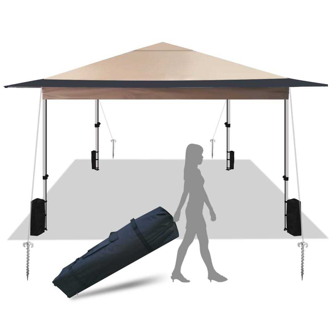12 Ft. W x 12 Ft. D Steel Pop-up Canopy casualstay Roof