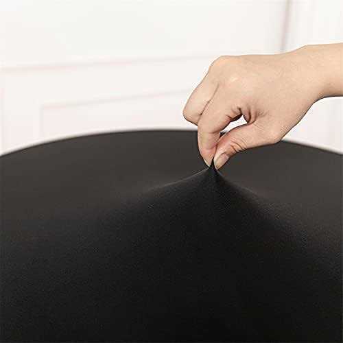 WXYSHOME 30 inches Round Table Topper Cap Spandex Fitted Cocktail Tablecloth Tight Stretchable Elastic for Weddings Banquets Events