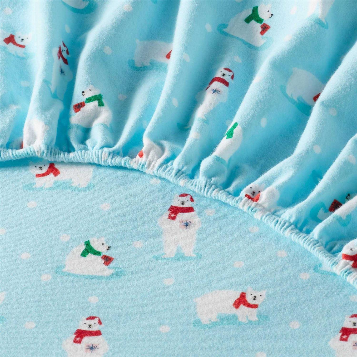Wondershop Christmas Flannel Sheet Set