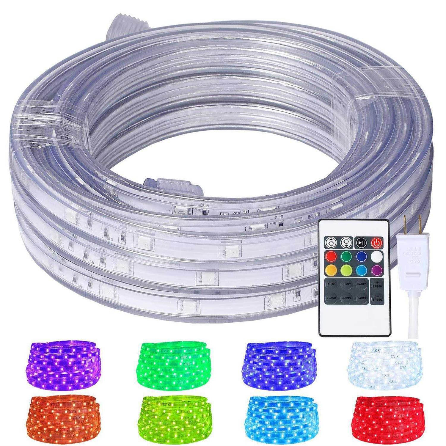 Areful LED Rope Lights, 16ft Strip Lights Connectable and Flexible