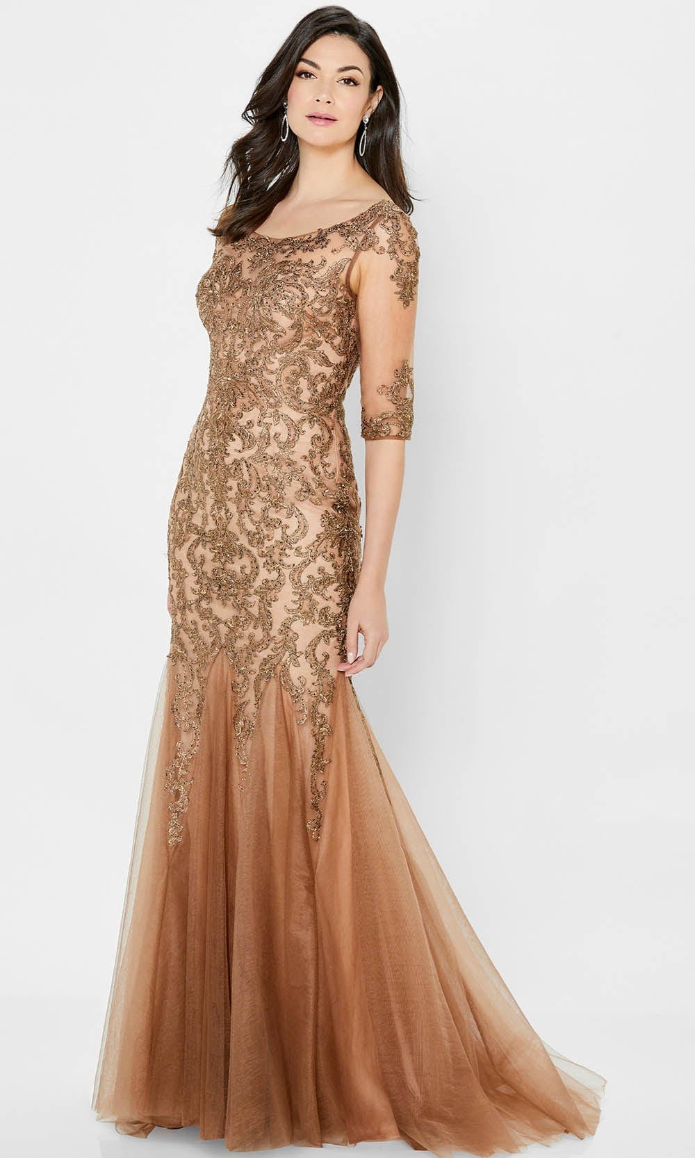 Lace Evening Gown