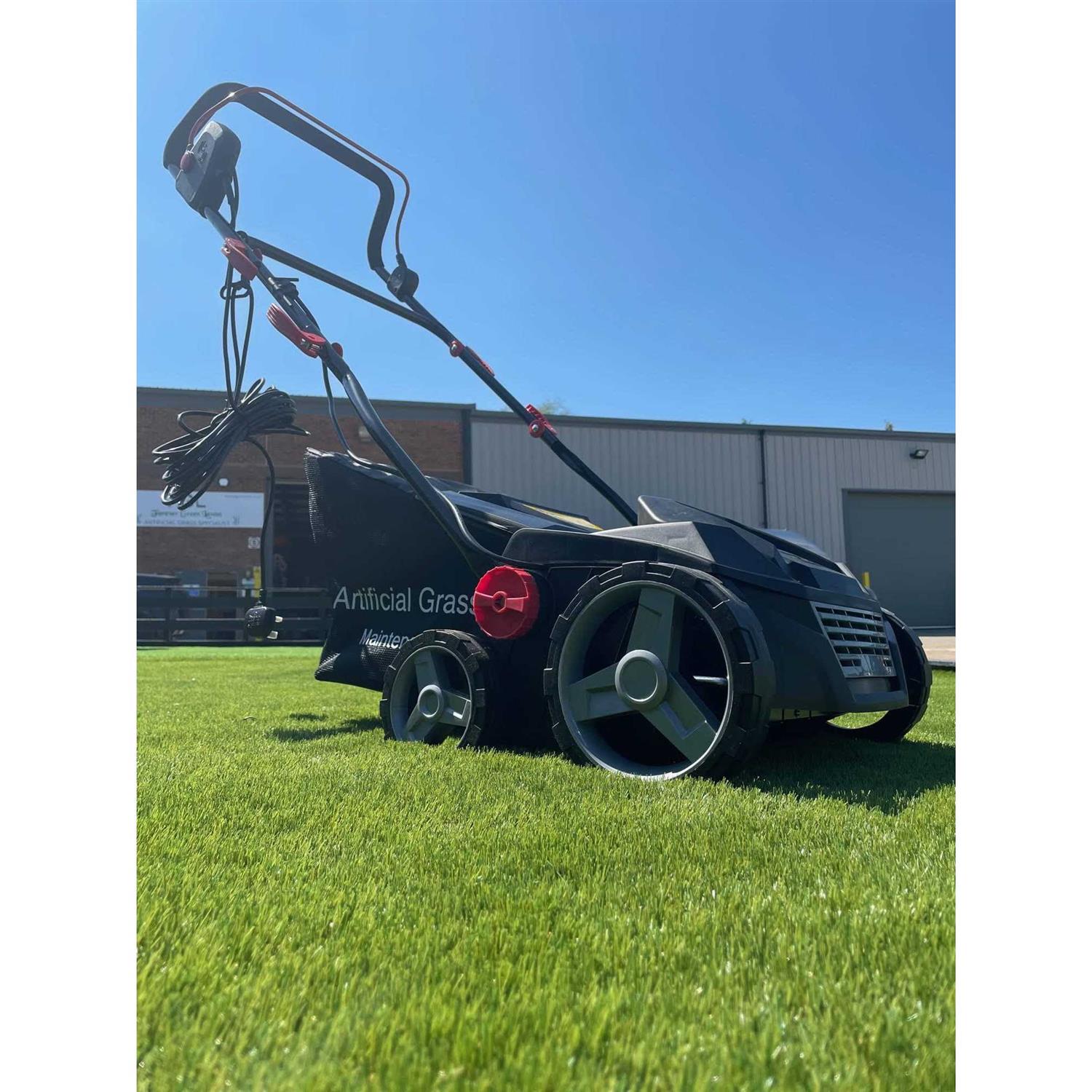 Artificial Turf Broom Yard Power Brush with Collection Box #Sweepy Box