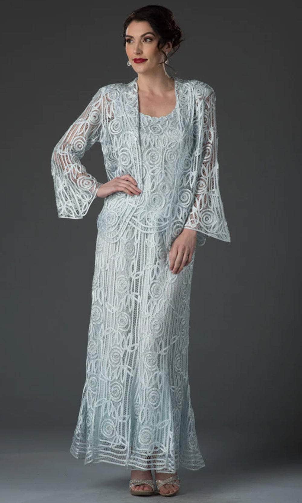 Handmade Silk Collar Jacket Skirt Three Piece Set