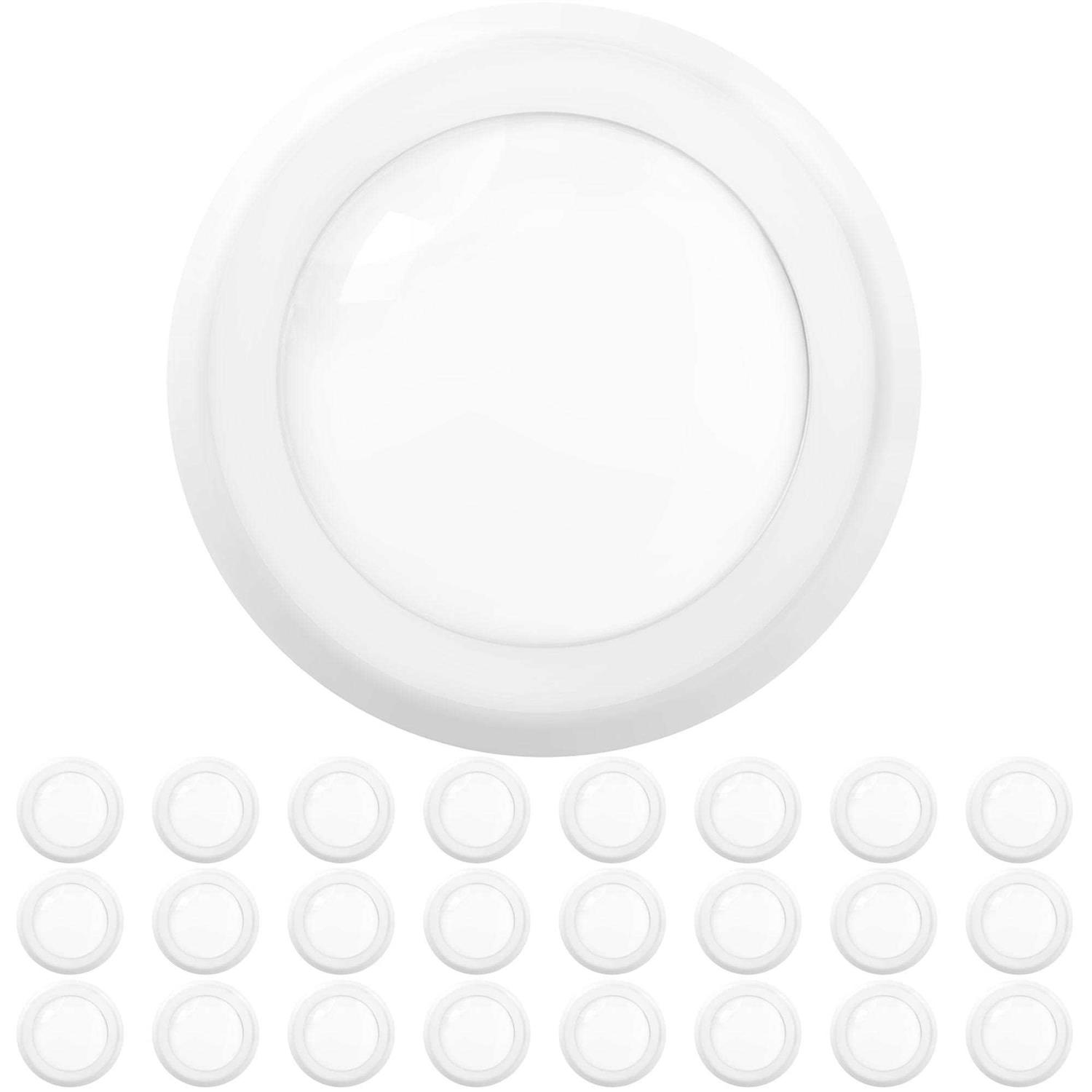 Sunco Lighting 24 Pack 5 Inch / 6 Inch Flush Mount Disk LED Downlight