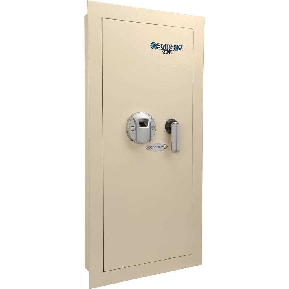 Barska Large Biometric Wall Safe Left Opening AX12880