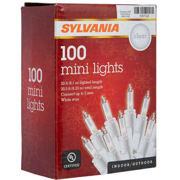 SYLVANIA Clear Mini lights