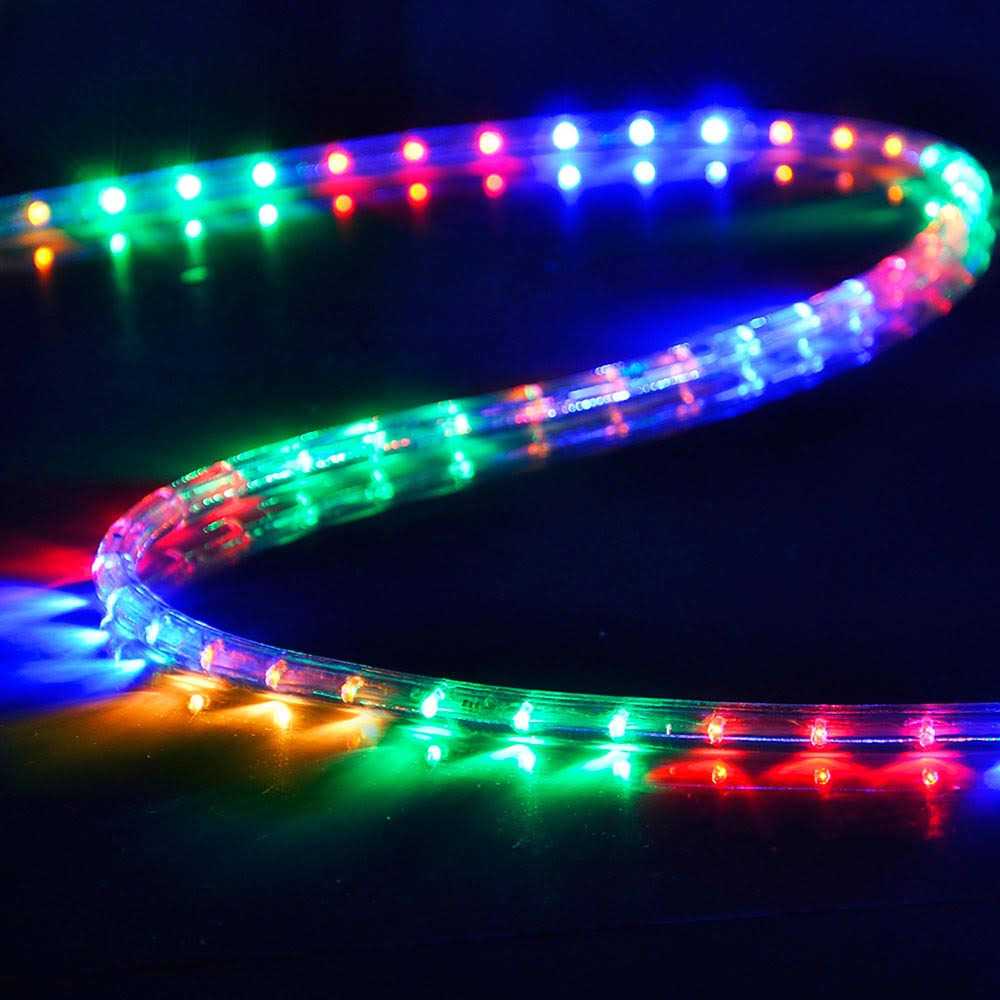 150ft Waterproof LED Rope Light with Power Cord & Connector