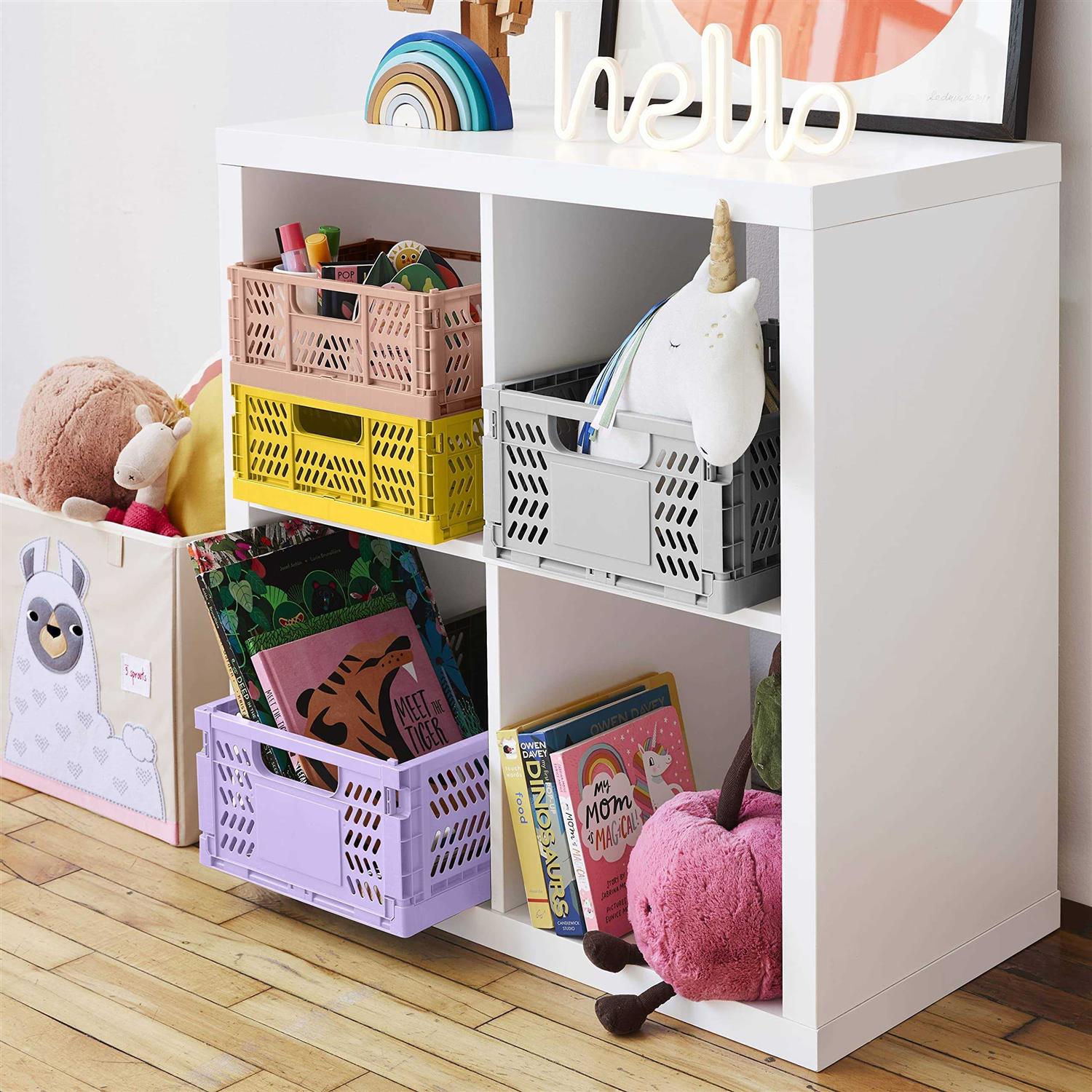 3 Sprouts Modern Folding Crate