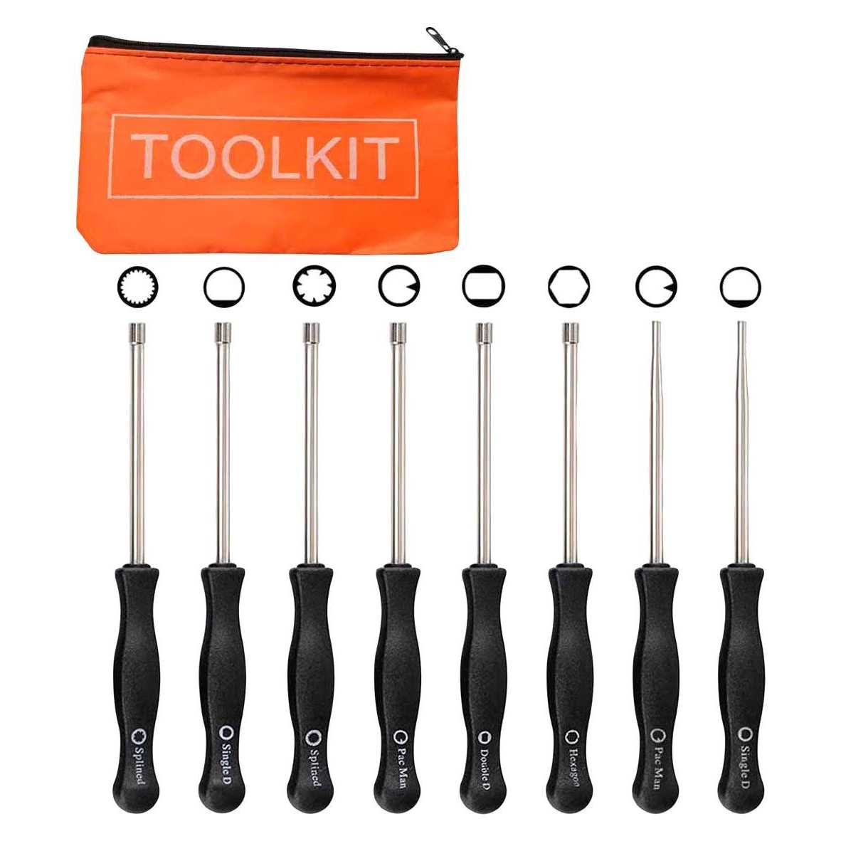 2 Cycle Carburetor Adjustment Tools fit Zama Stihl Chainsaw Stil Ryobi Homelite Poulan Carb,SET of 8