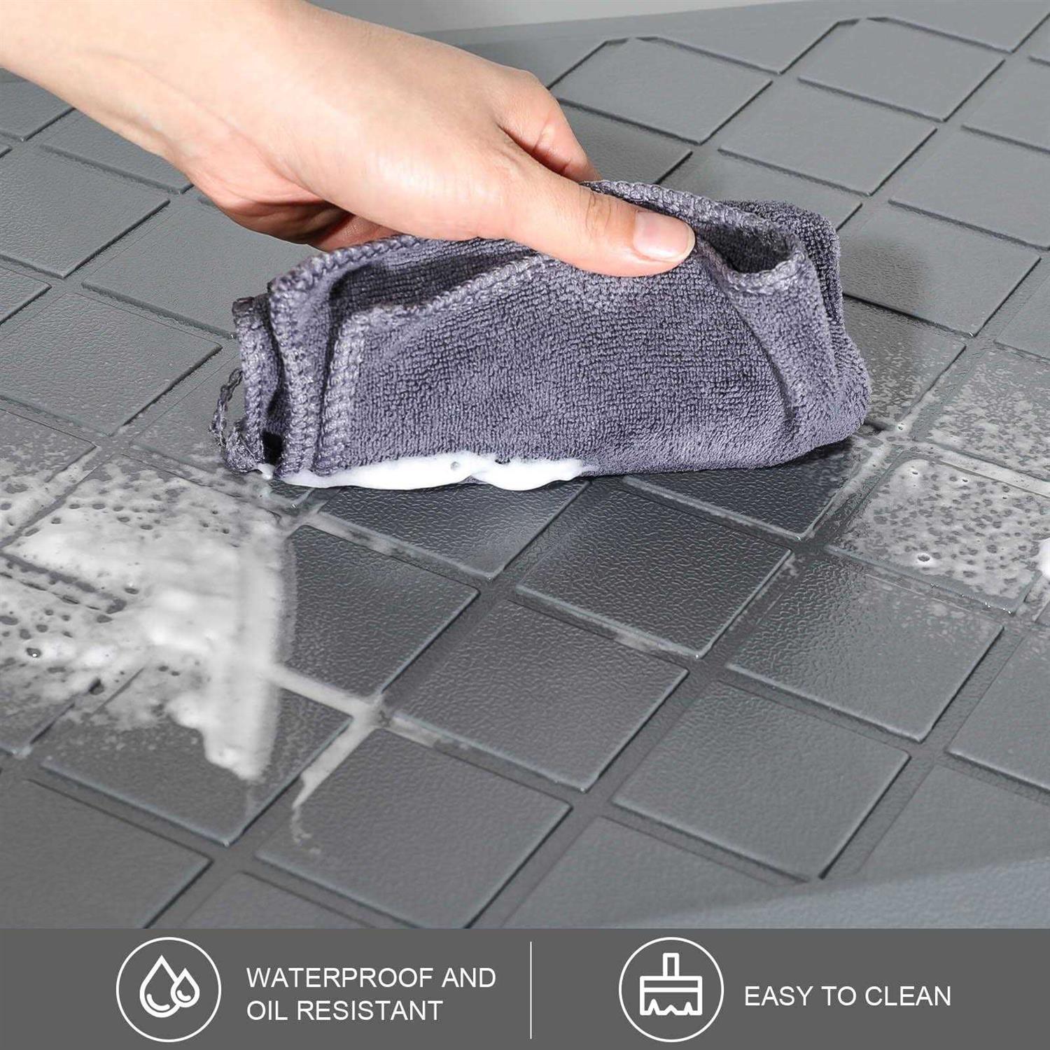 WEZVIX Non-Skid Kitchen Rugs and Mats Anti Fatigue Kitchen Mat 2 PCS