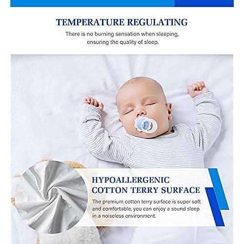 Artivestion Twin Mattress Protector Waterproof Mattress Protector Twin Mattress Pad Cover Noiseless Soft Breathable Cotton Terry Twin Mattre