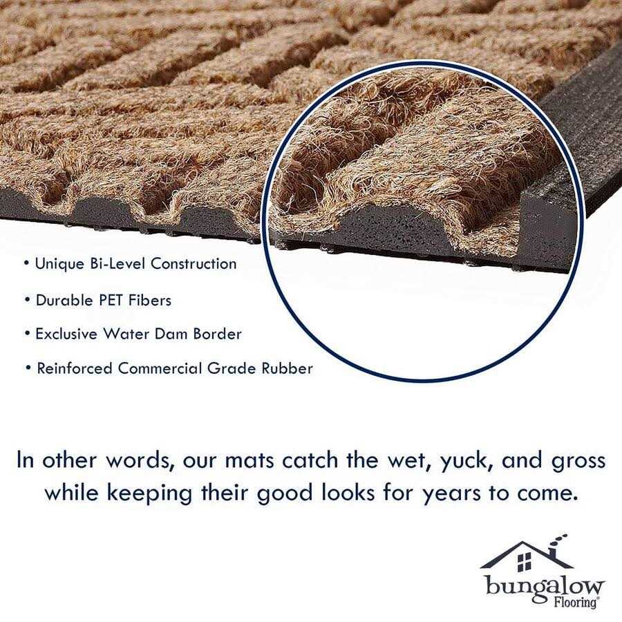 Bungalow Flooring Waterhog Squares Doormat