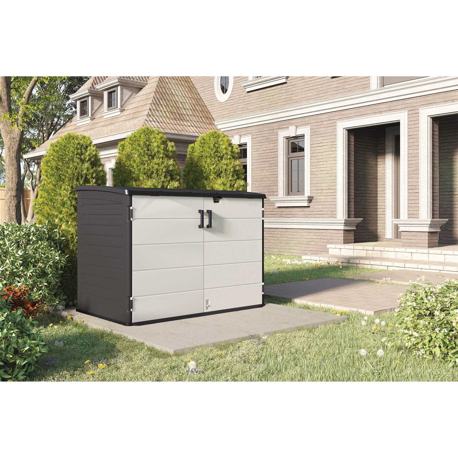 Suncast BMS4780 The Stow-Away Horizontal Shed