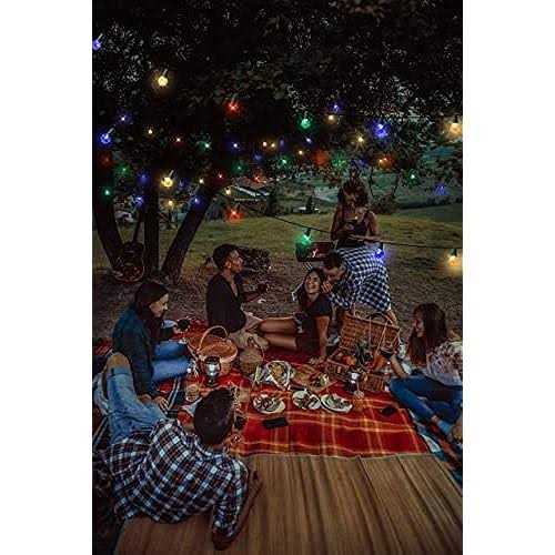 Anycosy 32.8 FT 100 LED Christmas Lights 8 Modes Globe String Lights Battery Operated