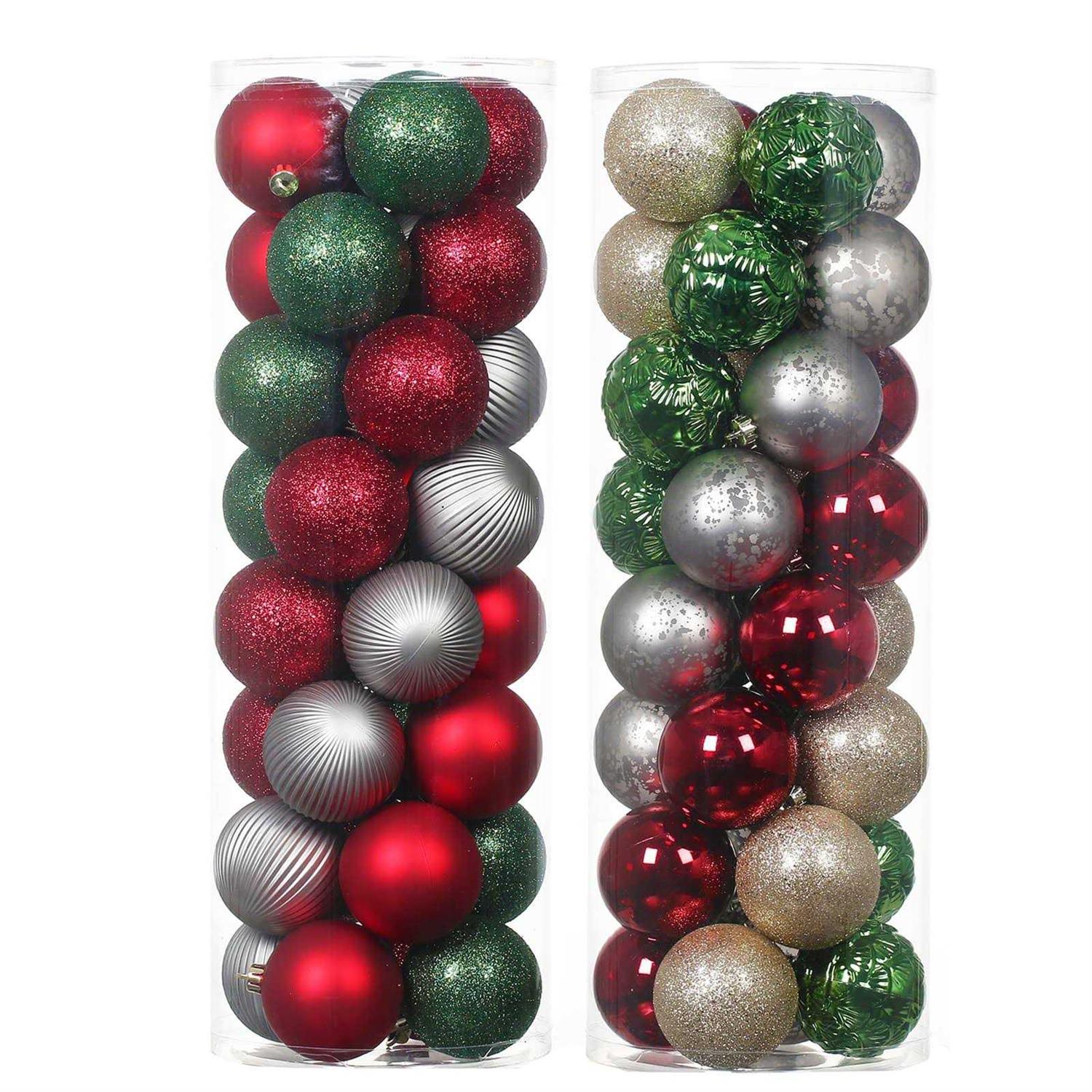 Assorted Farmhouse Ball Ornament Set by Ashland