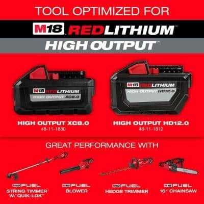 49-16-2740 Milwaukee M18 FUEL QUIK-LOK Rubber Broom Attachment