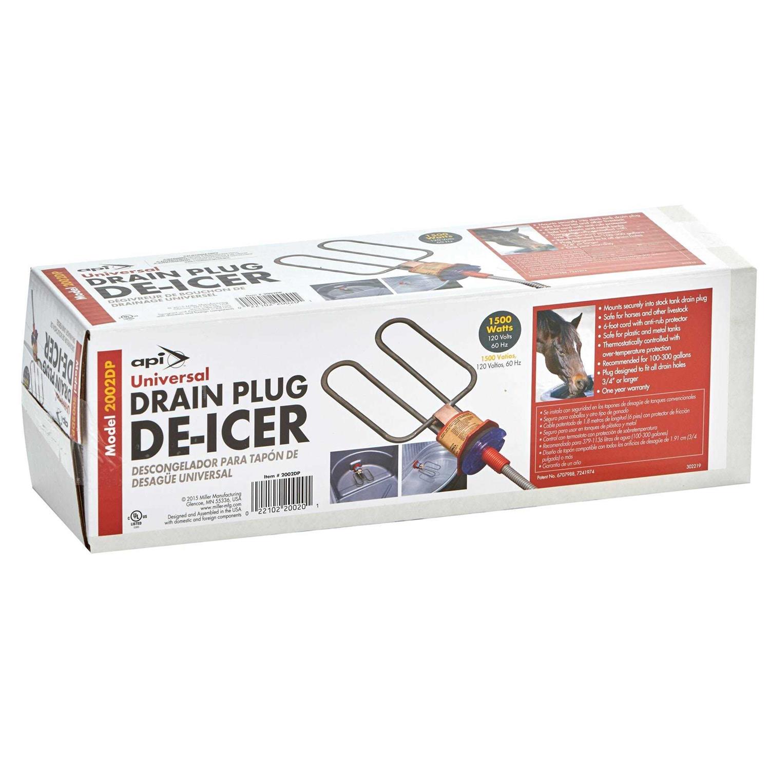 API Universal Drain Plug De-Icer