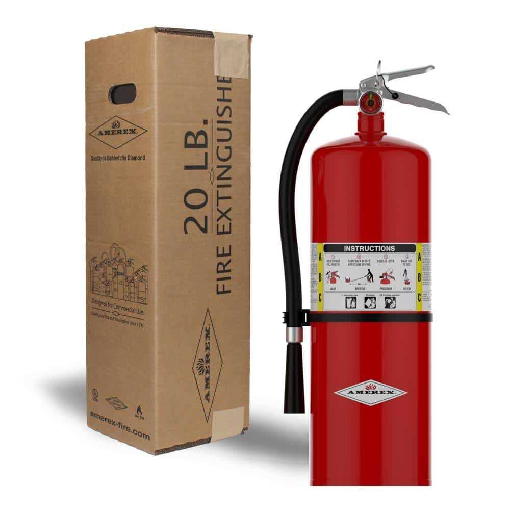 Amerex A411 20lb ABC Dry Chemical Class A B C Fire Extinguisher