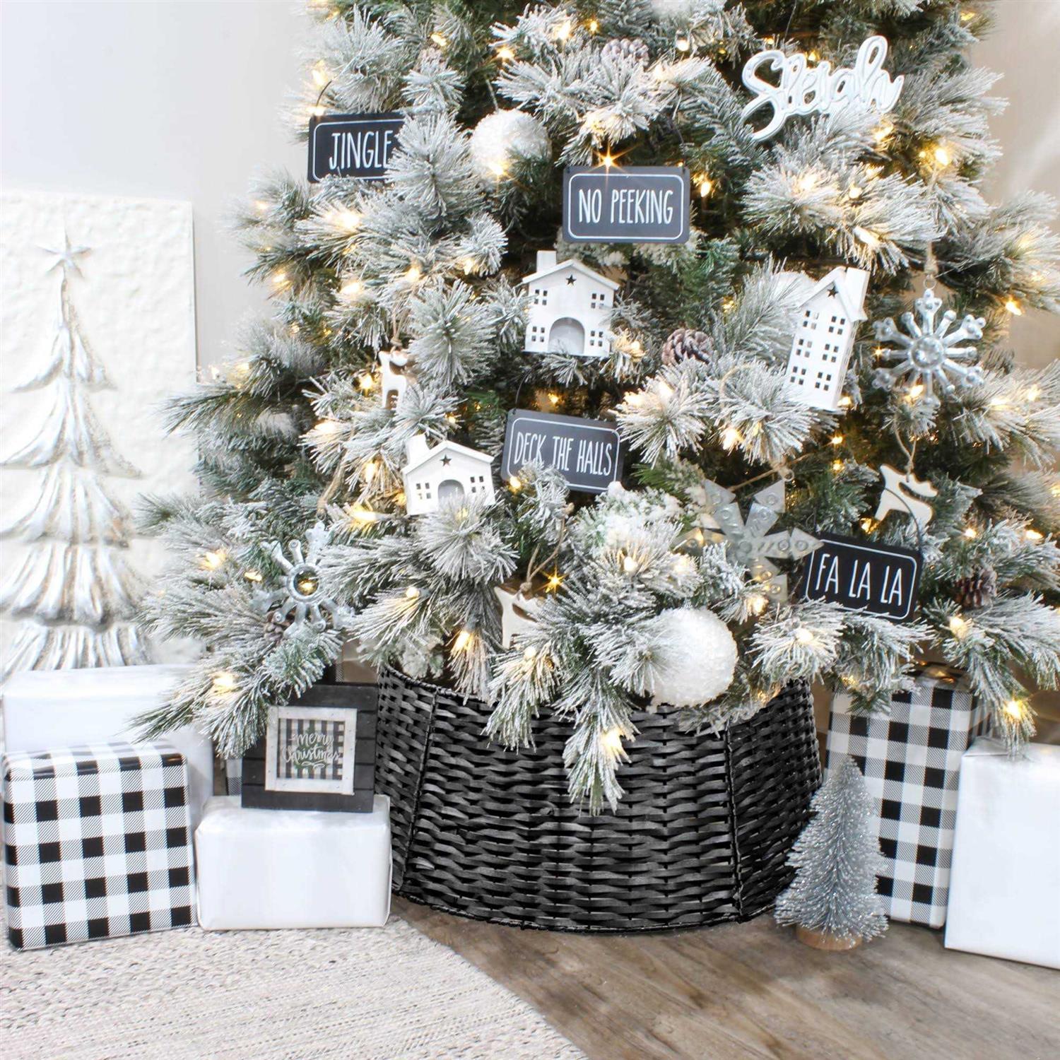 AuldHome Design AuldHome Wicker Christmas Tree Collar