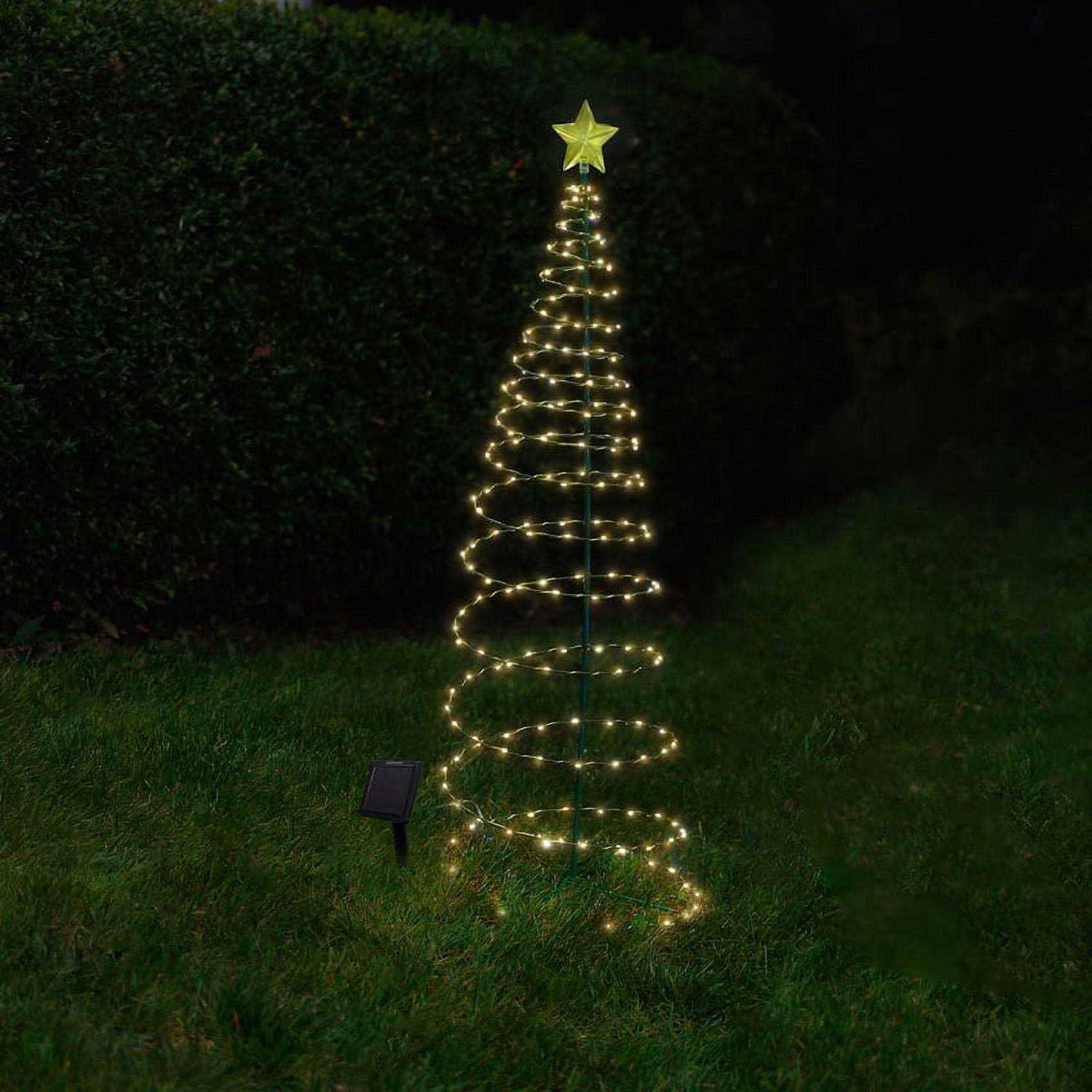 Touch Of ECO Solar LED Metal Christmas Tree Light Decoration