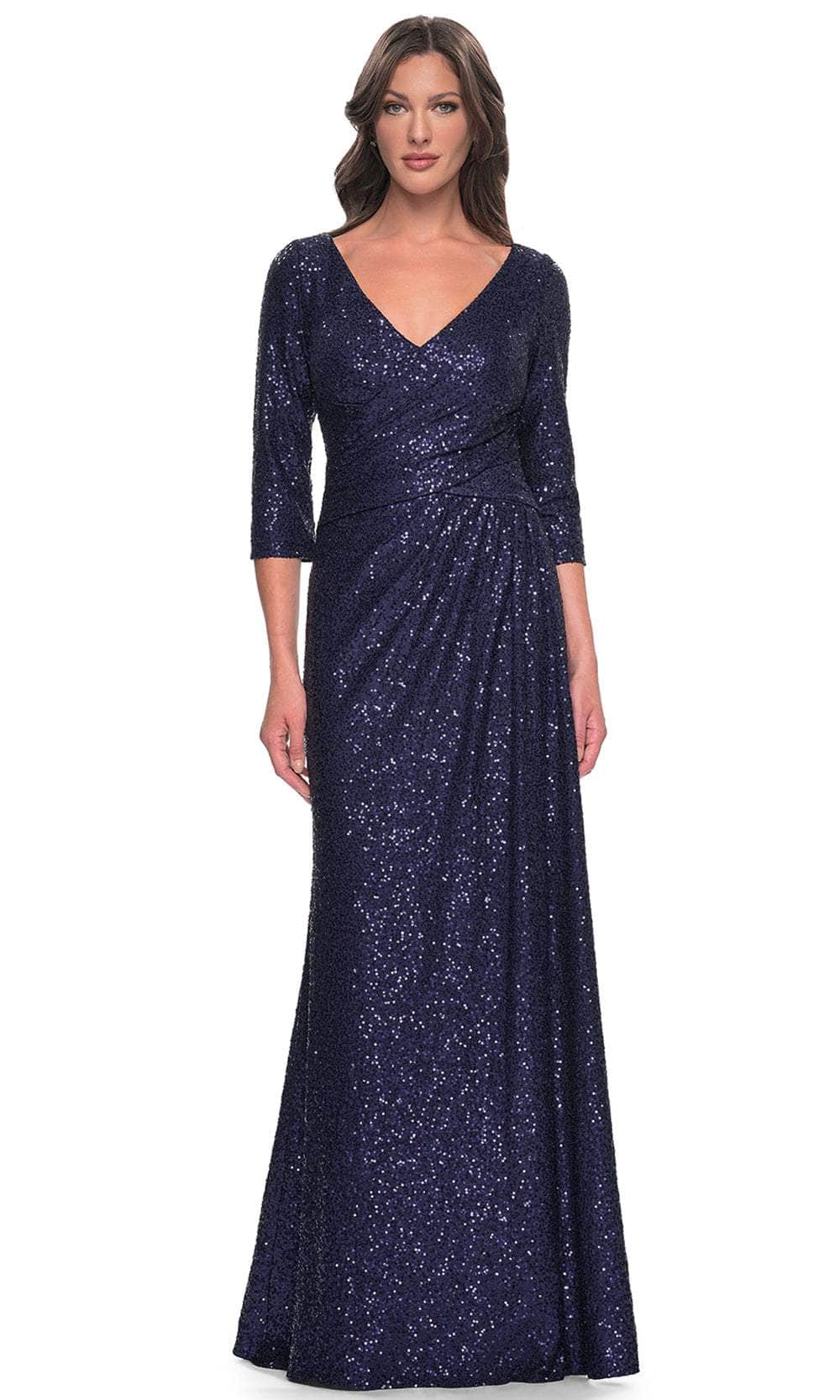 Sequin A-Line Formal Dress
