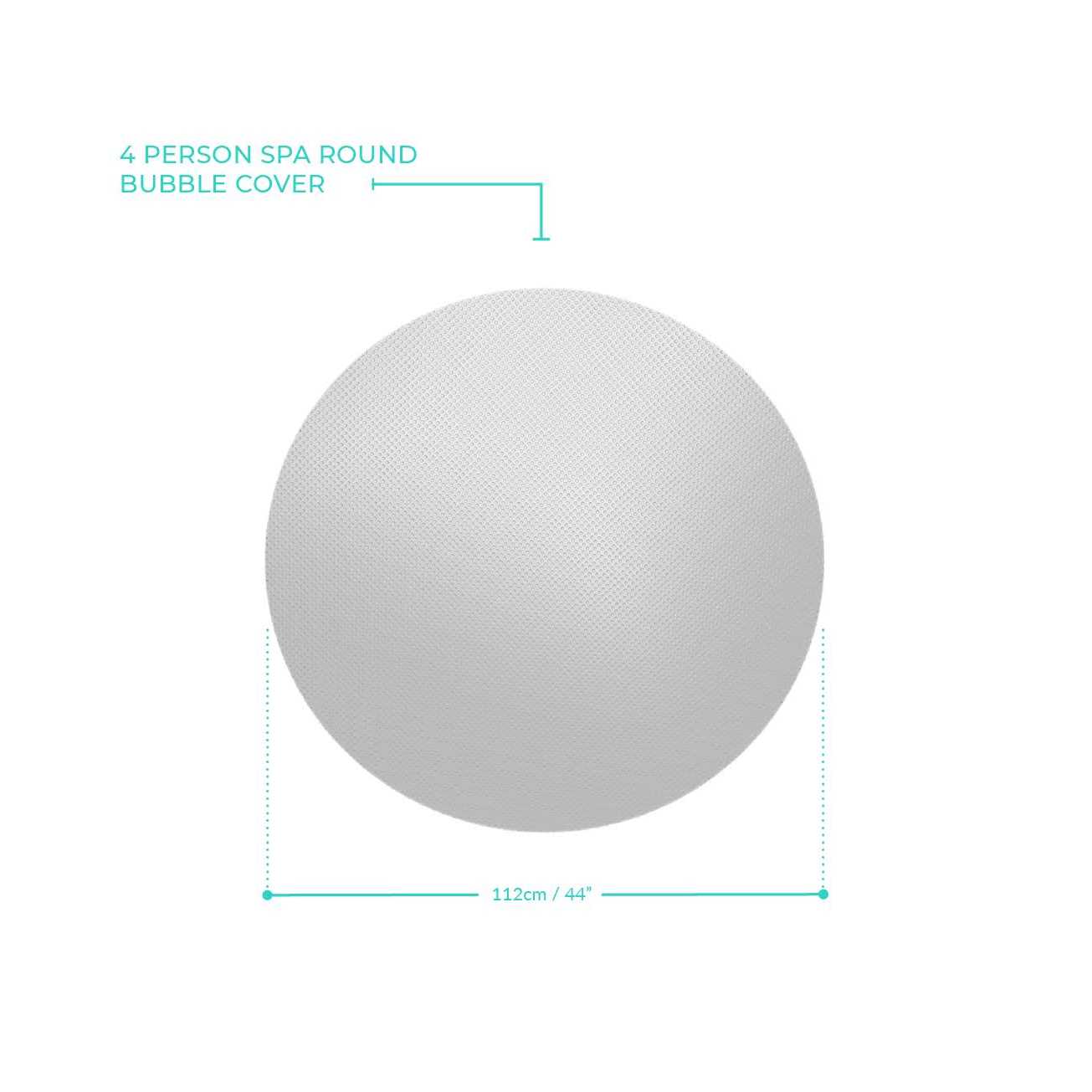 Wave Spa Round Person Bubble Cover