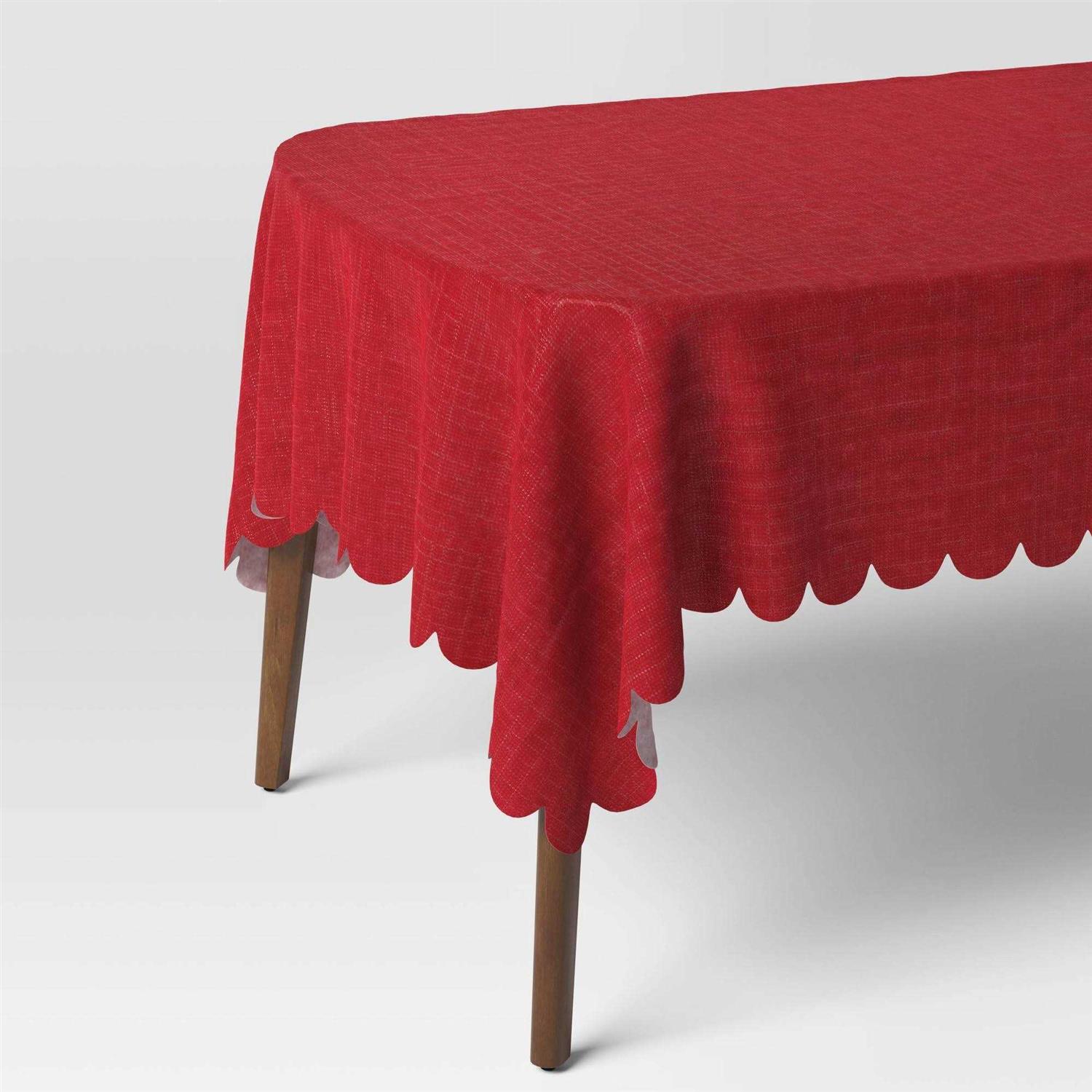 Wondershop 84×60 Christmas PEVA Tablecloth