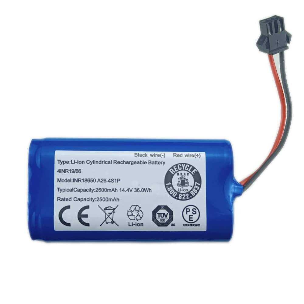 14.4V 2600mAh Replacement Battery for Ecovacs Deebot N79S N79 DN622 Eufy RoboVac 11 11S 12 15C 25C 30 30C 35C