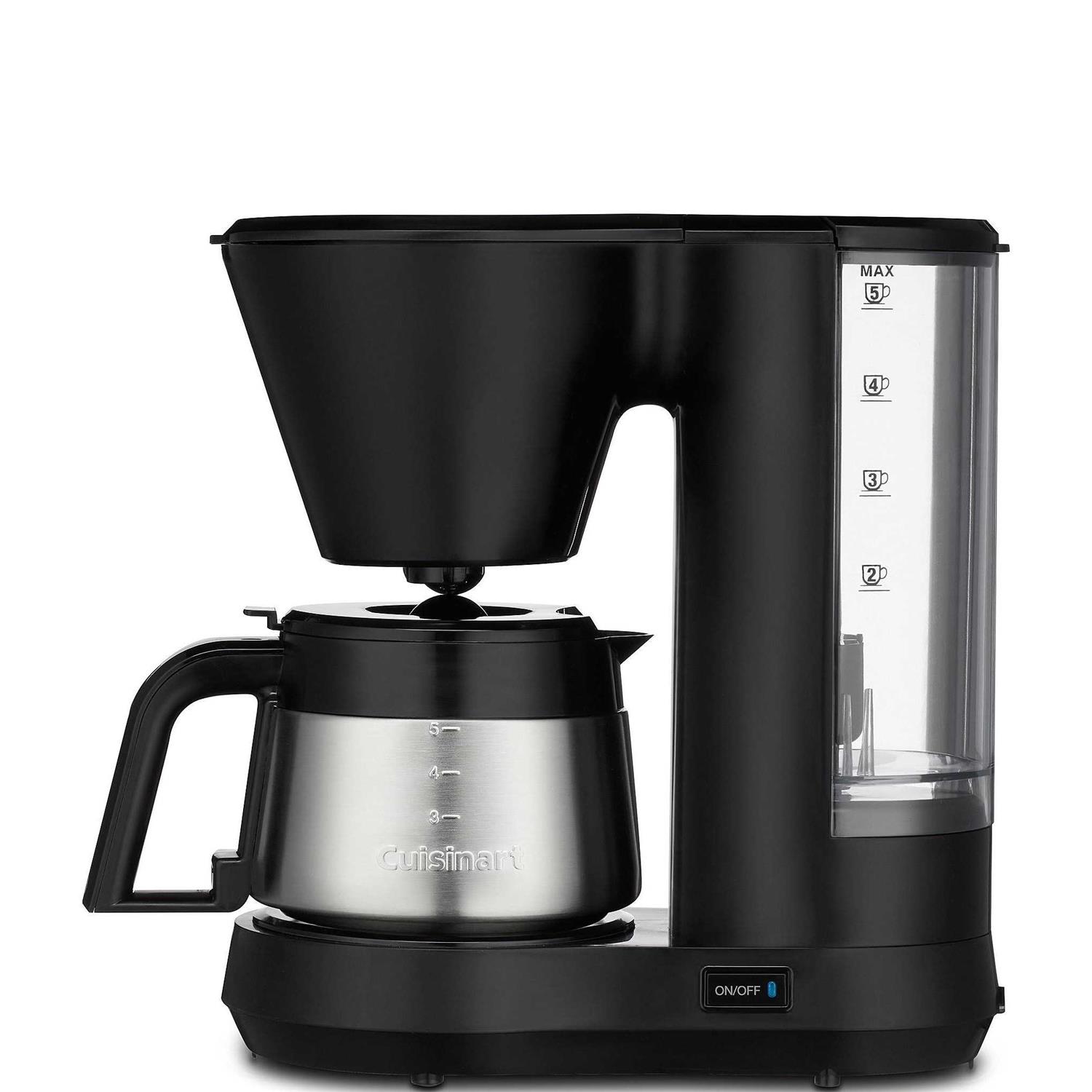 5-Cup Coffeemaker with Stainless Steel Carafe Cuisinart