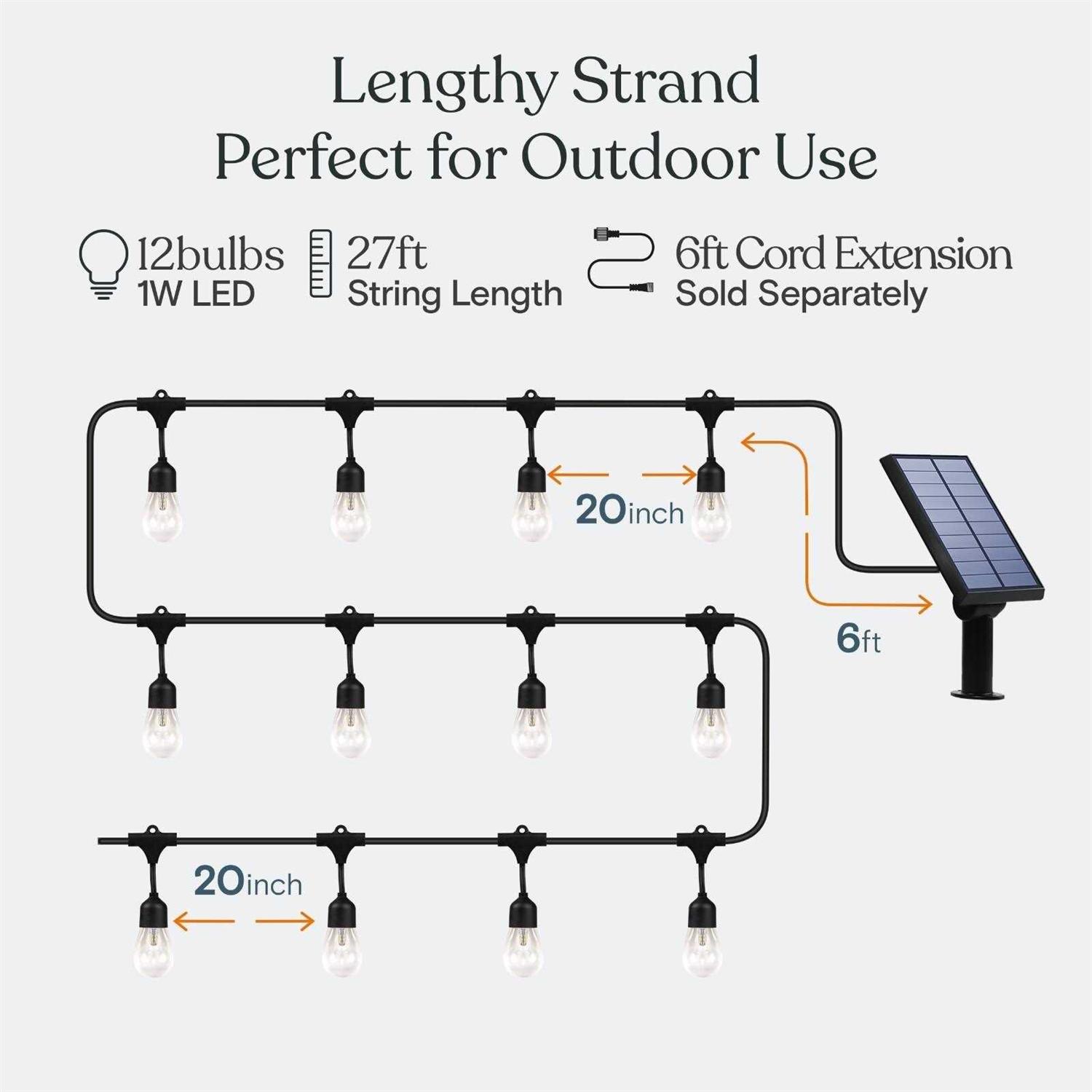 Brightech Ambience Pro LED Outdoor String Lights