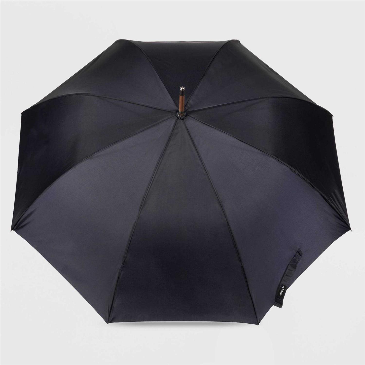 Totes Auto Open Wooden Stick Umbrella
