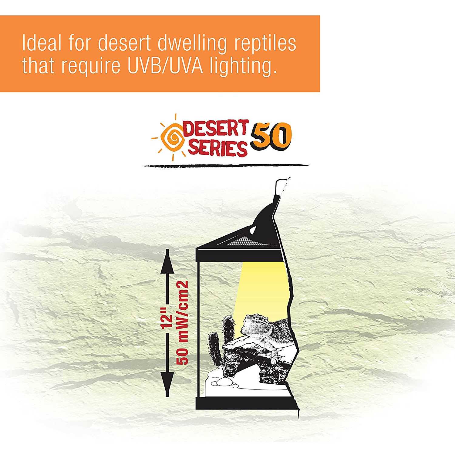 Zilla UVB Fluorescent T8 Desert Bulb