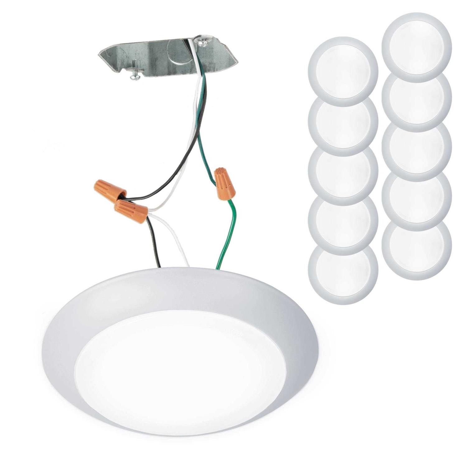WAC Lighting-FM-306-930JB-WT-Disc-15W 3000K 1 LED Flush Mount