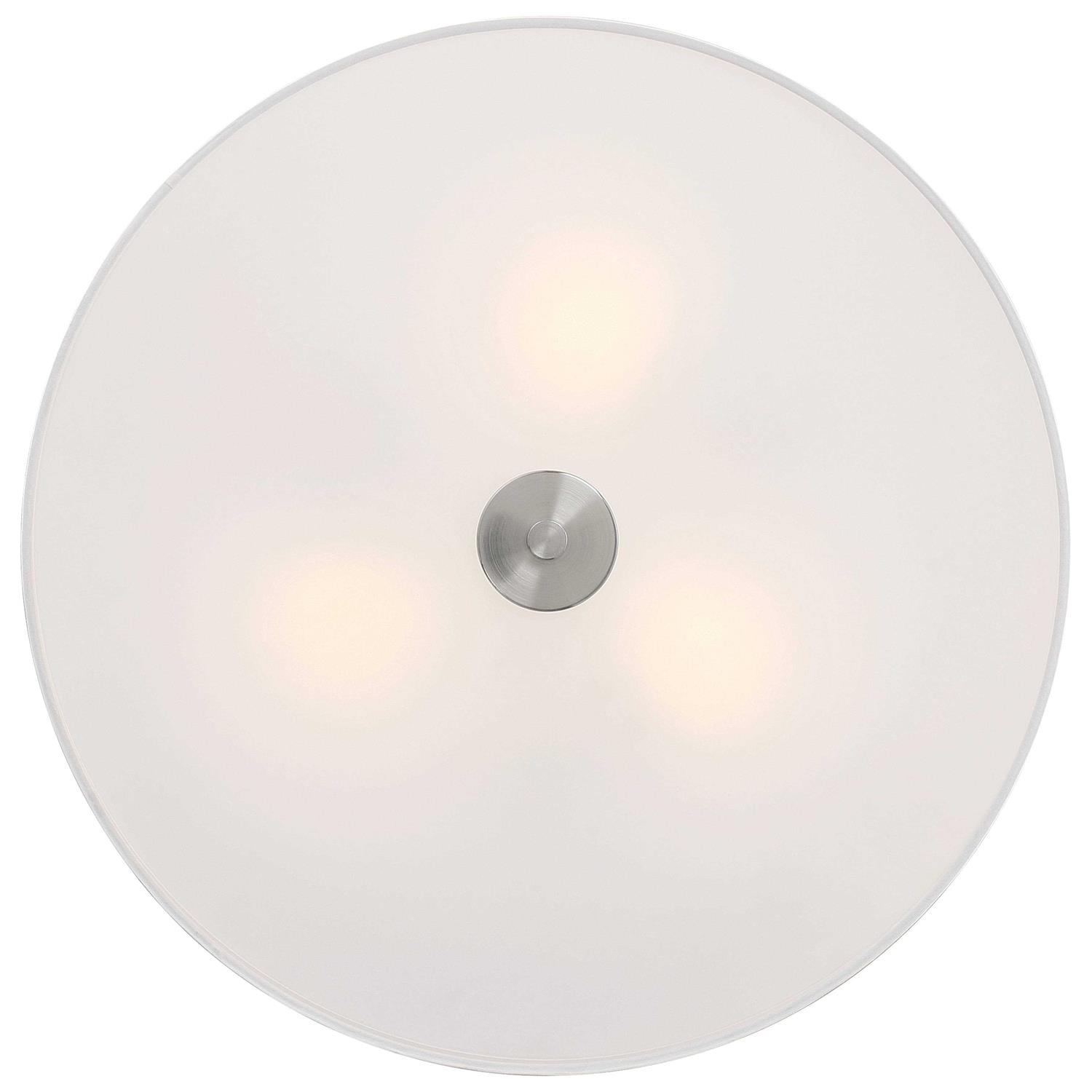 Access Lighting 64063LEDDLP-ABB/WH Mid Town LED Flush Mount
