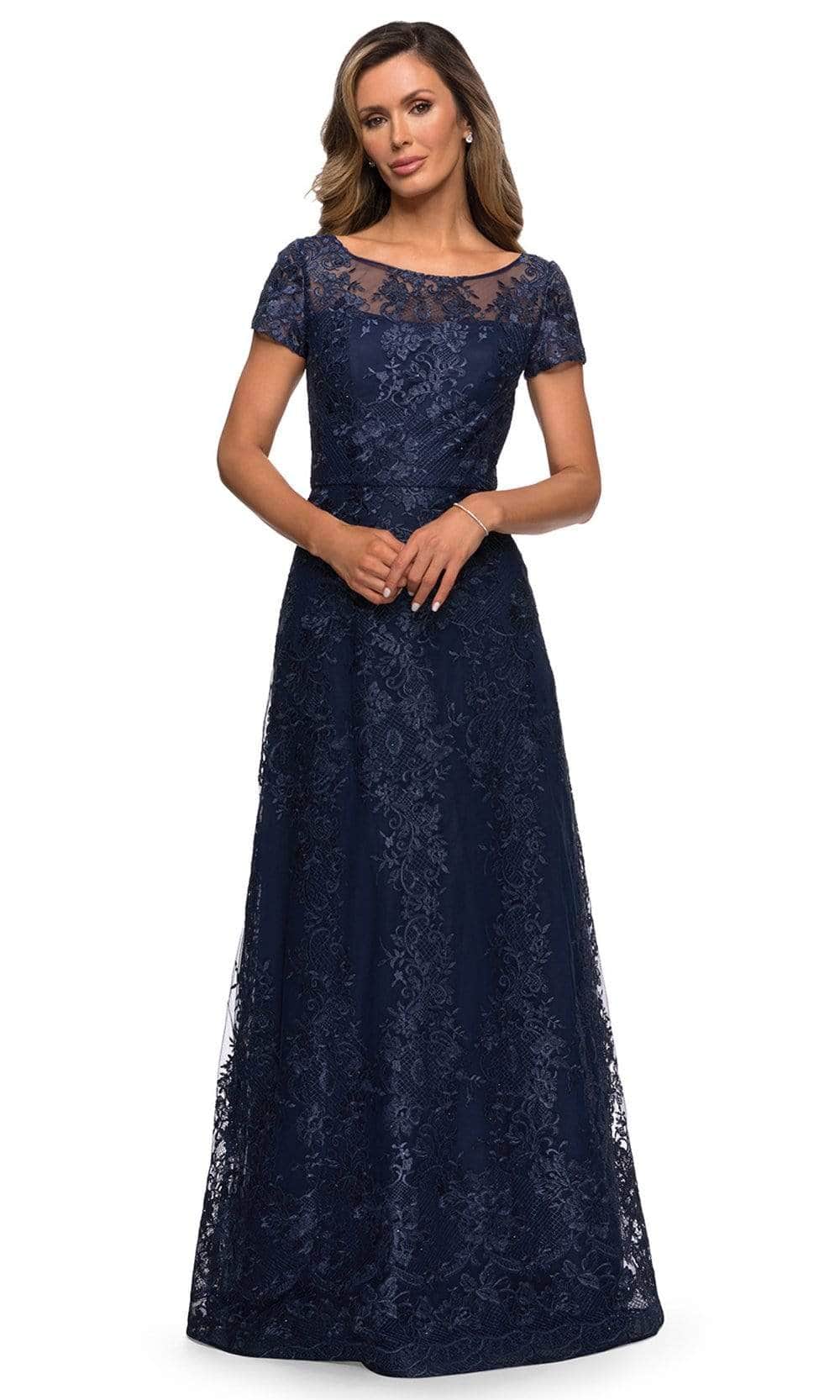 Beaded A-Line Formal Dress 27935SC