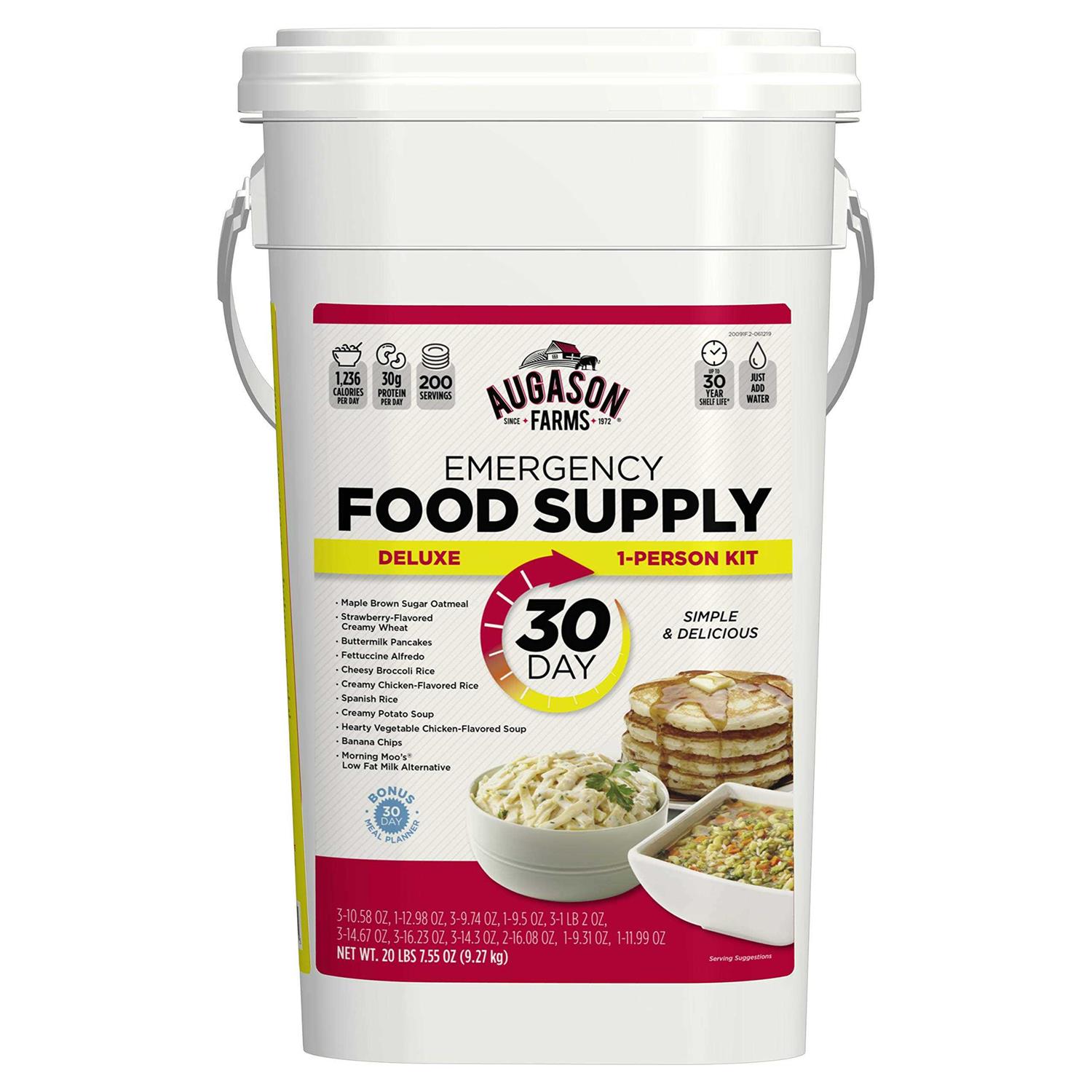 Augason Farms Deluxe 30-Day Emergency Food Supply