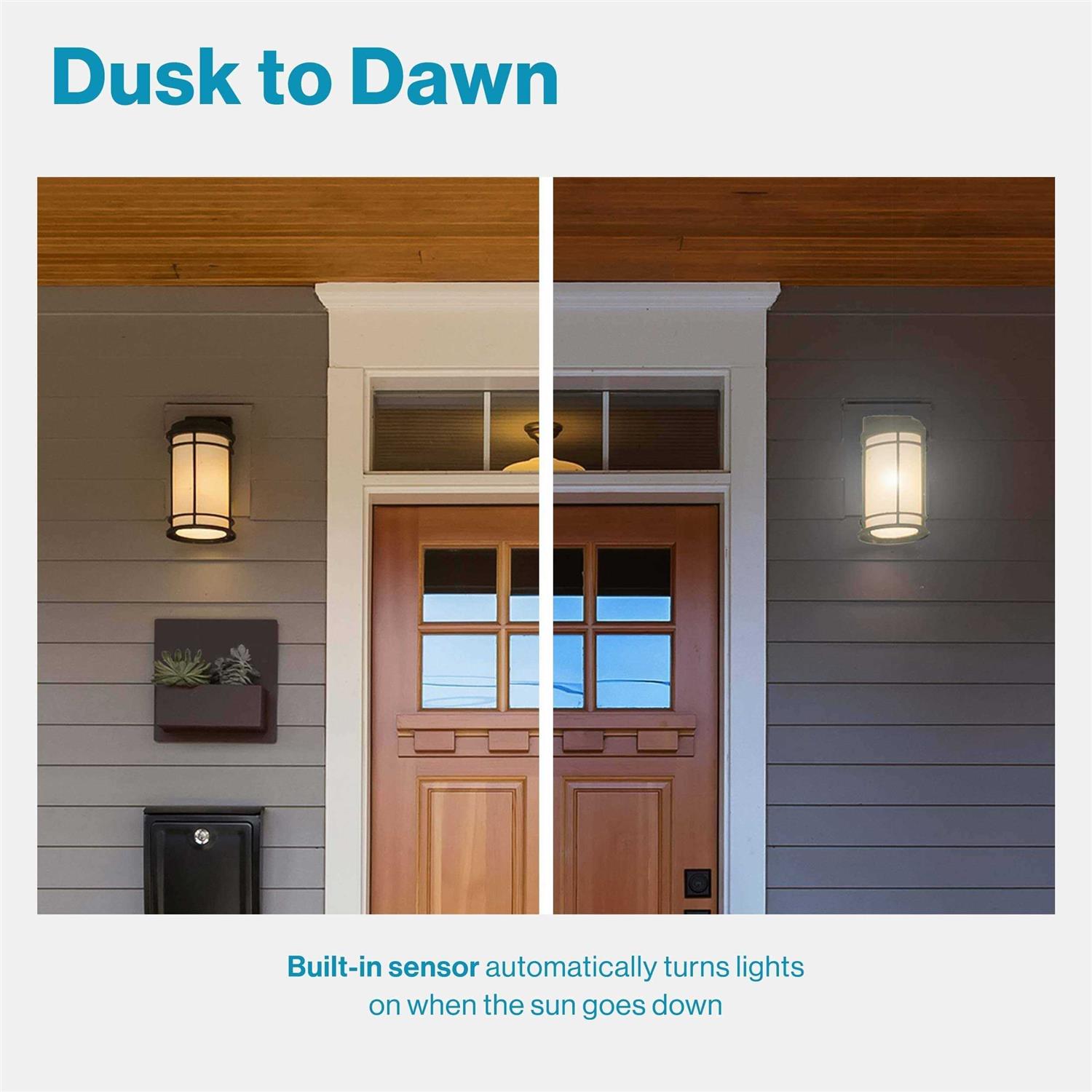 Sunco Lighting Sunco Dusk to Dawn Light Bulb Outdoor Candelabra LED B11