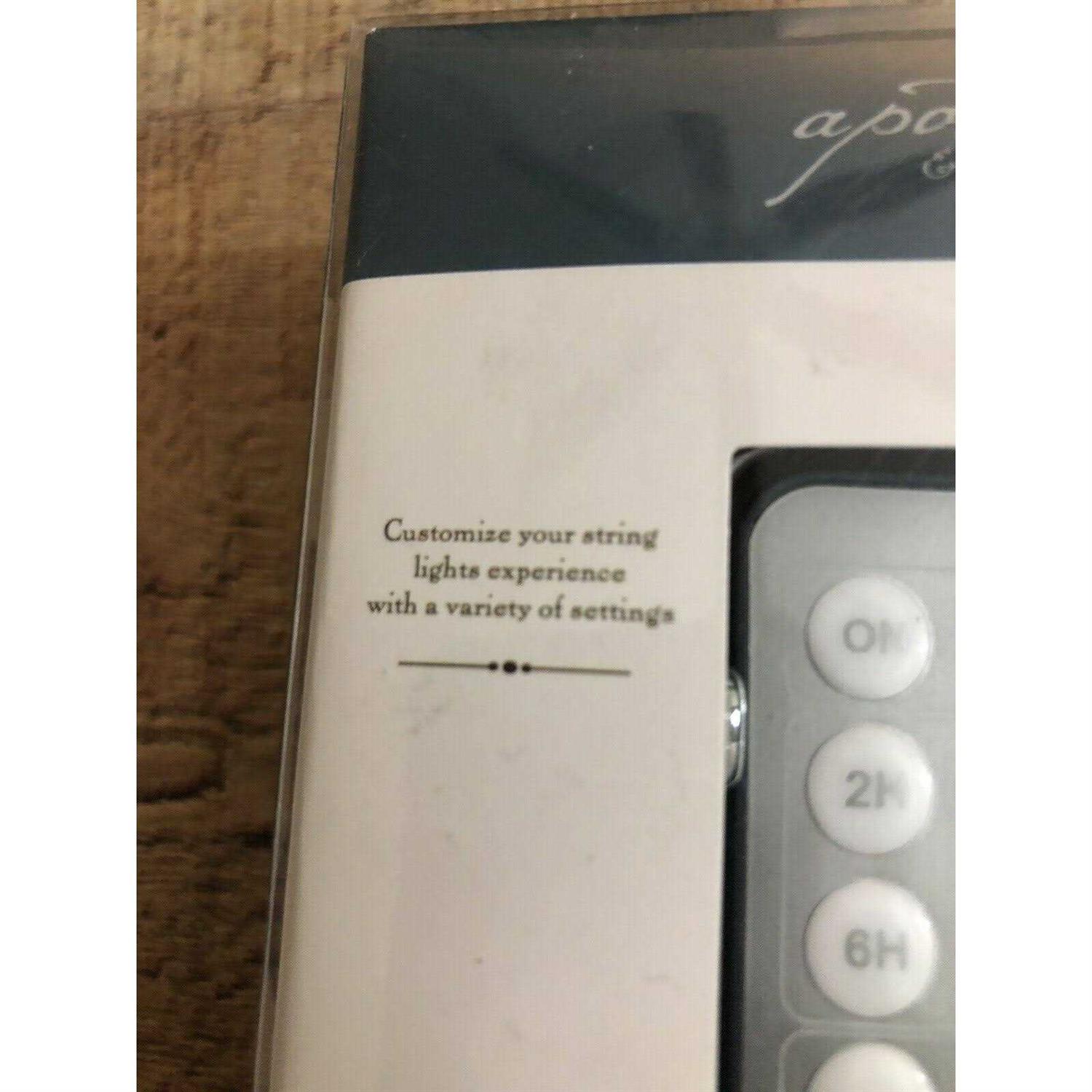 Ashland LED String Lights Remote Control