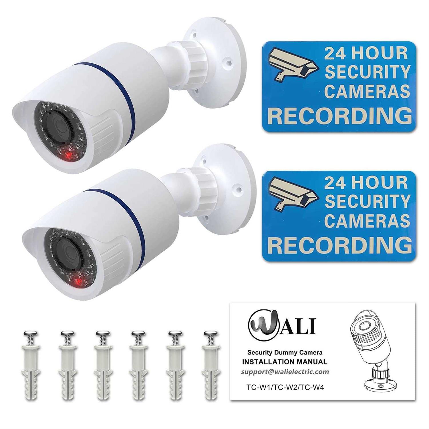 Wali Dummy Fake Camera Surveillance Security CCTV Dome Camera Indoor Outdoor Camera