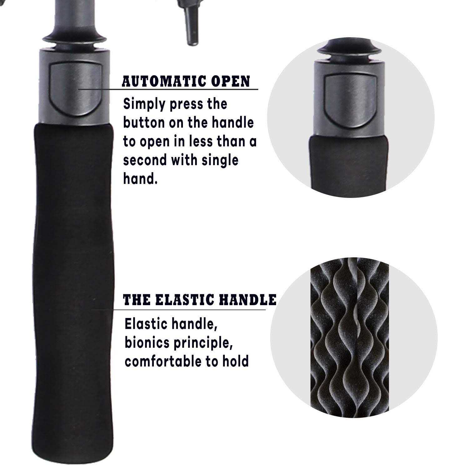 Baraida Golf Umbrella Large 62/68/72 Inch Extra Large Oversize Double Canopy Vented Windproof Waterproof Umbrella