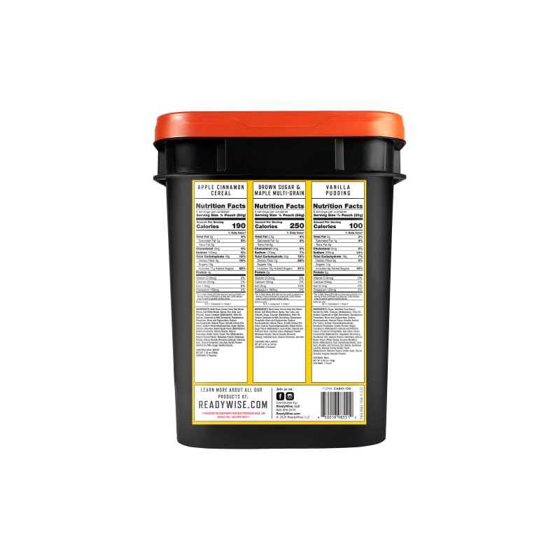 Cabela’s 60-Serving Emergency Food Supply Bucket