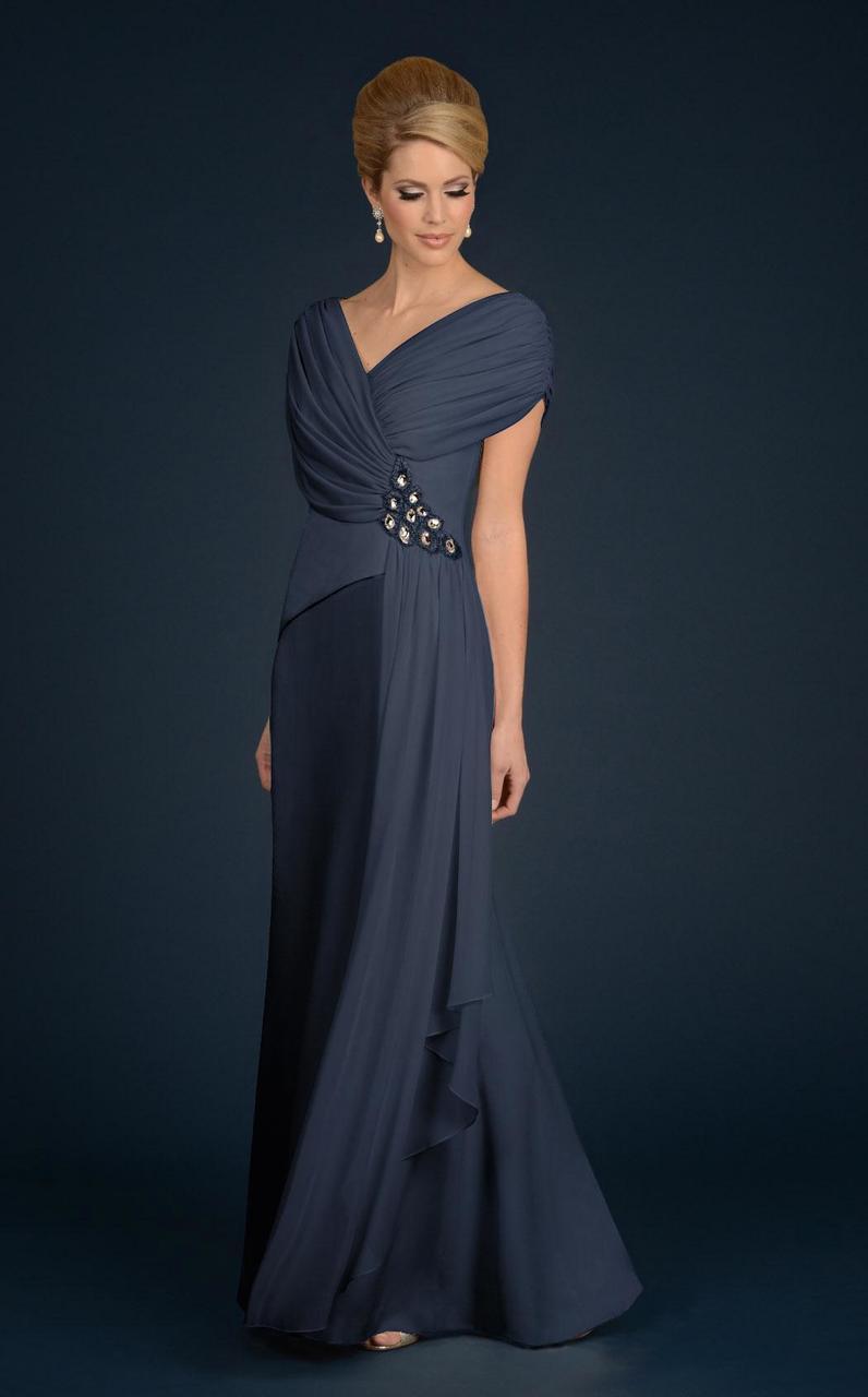 701 V-Neck A-Line Gown