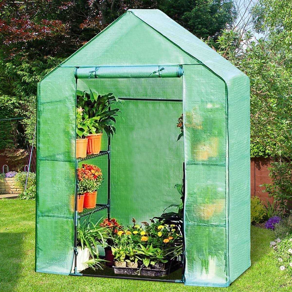 Costway Portable Mini Outdoor Walk-In Greenhouse