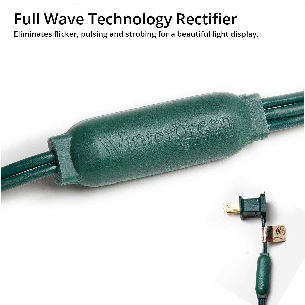 Wintergreen Lighting C7 OptiCore Commercial LED Christmas String Lights