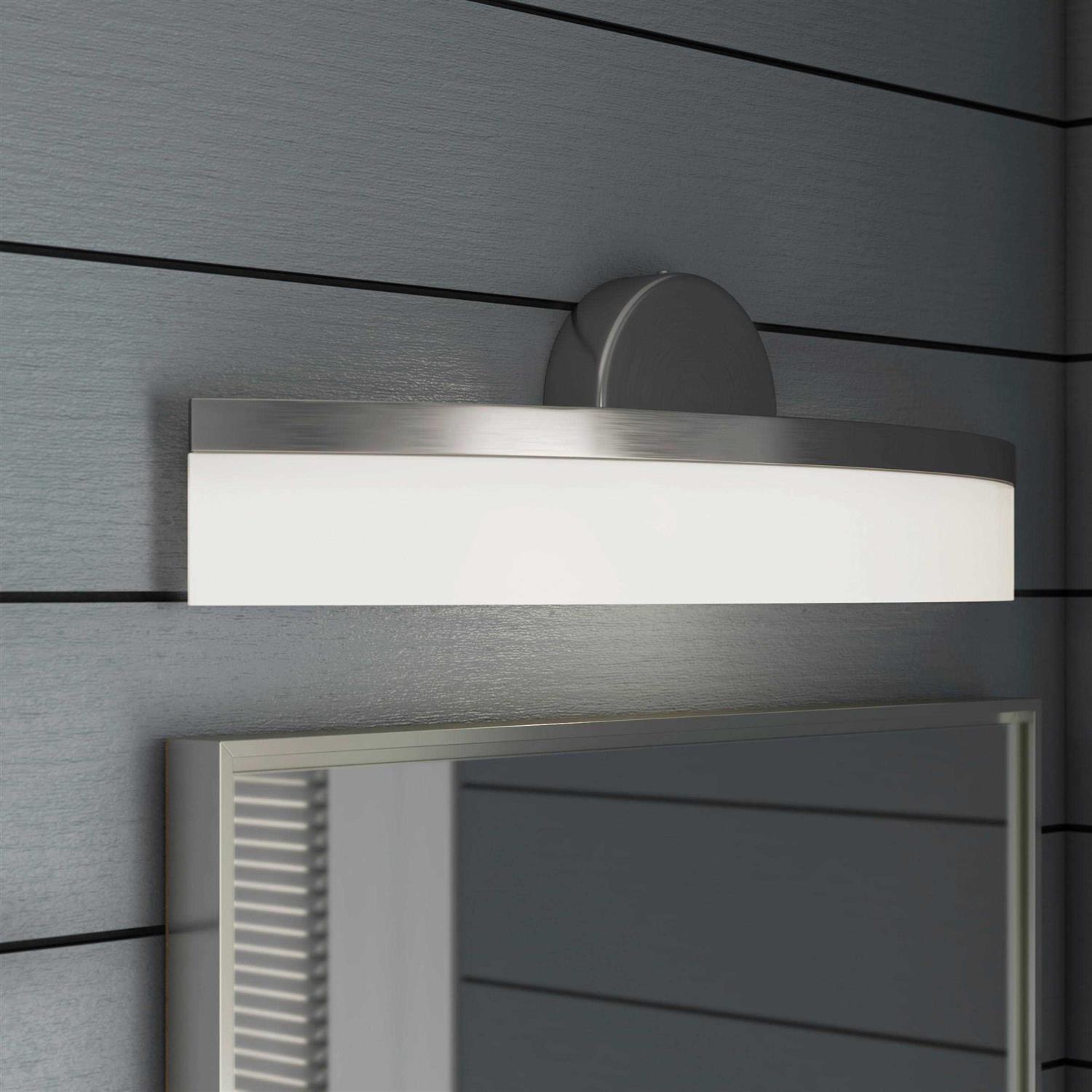 allen & roth allen + roth Lynnpark 3 Light Nickel Modern & Contemporary Vanity Light VBL11-20BNK