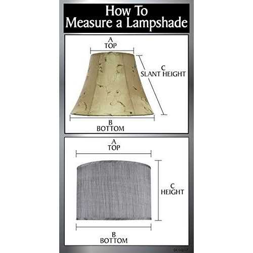 Aspen Creative Hardback Empire Shape Spider Construction Lamp Shade