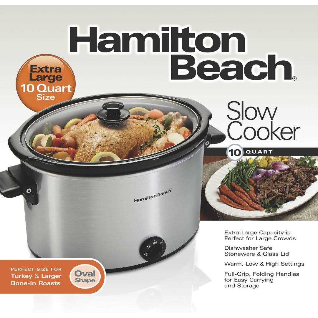 10 Quart Slow Cooker Hamilton Beach