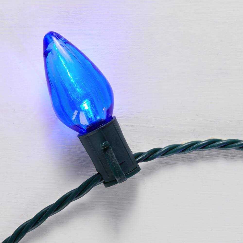 50L Multi Christmas C9 LED String Holiday Lights Home Accents